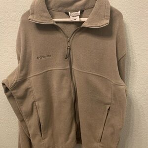 Columbia Beige Fleece Outerwear